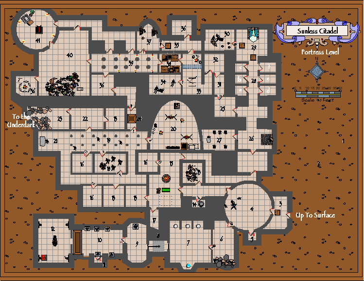 The Sunless Citadel, Fortress Level